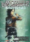 Copertina libro L'attacco dei giganti. Before the fall
