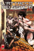 Copertina libro <b>L'attacco dei giganti<br></b>(titolo originale o altro titolo: <i>Shingeki no kyojin</i>)