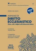 Copertina libro <b>Manuale di diritto ecclesiastico</b>