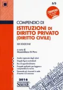 Copertina libro <b>Compendio di istituzioni di diritto privato (diritto civile)</b>