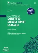Copertina libro <b>Manuale di diritto degli enti locali</b>