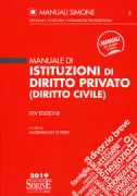Copertina libro <b>Manuale di istituzioni di diritto privato</b>