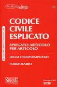 Copertina libro <b>Codice civile esplicato</b>