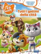Copertina libro 44 GATTI. TUTTI I GATTINI DELLA CITTÀ. LIBRO GIOCO