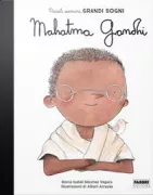 Copertina libro <b>Mahatma Gandhi<br></b>(titolo originale o altro titolo: <i>Pequeño y grande Mahatma Gandhi</i>)