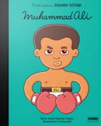 Copertina libro <b>Muhammad Ali<br></b>(titolo originale o altro titolo: <i>Pequeno y grande Muhammad Alì</i>)