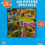 Copertina libro 44 GATTI. UN POTERE SPECIALE. LIBRO PUZZLE