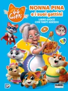 Copertina libro 44 GATTI. NONNA PINA E I SUOI GATTINI. LIBRO GIOCO