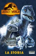 Copertina libro <b>Jurassic world<br></b>(titolo originale o altro titolo: <i>The deluxe Junior Novelization</i>)
