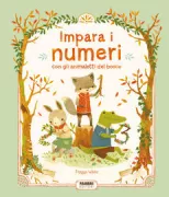 Copertina libro <b>Impara i numeri con gli animaletti del bosco<br></b>(titolo originale o altro titolo: <i>Counting with barefoot critters</i>)