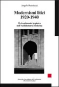 Copertina libro <b>Modernismi litici, 1920-1940</b>