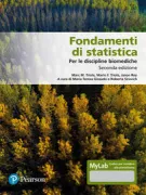 Copertina libro <b>Fondamenti di statistica<br></b>(titolo originale o altro titolo: <i>Biostatistics for the biological and health sciences</i>)