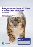 Copertina libro <b>Programmazione di base e avanzata con Java<br></b>(titolo originale o altro titolo: <i>Java : an introduction to problem solving and programming</i>)