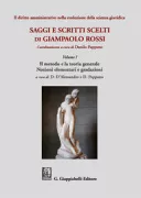 Copertina libro <b>Saggi e scritti scelti di Giampaolo Rossi</b>