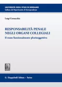 Copertina libro <b>Responsabilità penale negli organi collegiali</b>