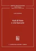 Copertina libro <b>Aiuti di stato e crisi bancarie</b>