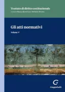 Copertina libro <b>Vol. 5: Gli atti normativi</b>