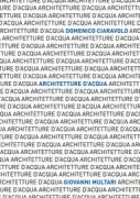 Copertina libro <b>Architetture d'acqua</b>