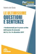 Copertina libro <b>Le ultimissime questioni e sentenze</b>