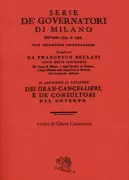 Copertina libro <b>Serie de' governatori di Milano dall'anno 1535 al 1776 con istoriche annotazioni</b>