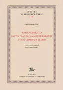 Copertina libro <b>Ragionamento fatto tra un cavaliere errante et un uomo solitario</b>
