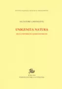 Copertina libro <b>Unigenita natura</b>