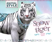 Copertina libro SNOw TIGER ANIMAL STYLE EDIZ ILLUSTRATA