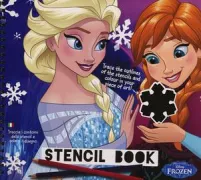 Copertina libro STENCIL BOOK FROZEN 2
