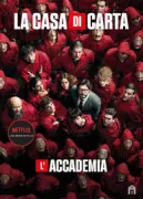 Copertina libro <b>La casa di carta. L'accademia<br></b>(titolo originale o altro titolo: <i>La academia</i>)