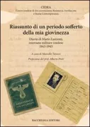 Copertina libro <b>Riassunto di un periodo sofferto della mia giovinezza</b>
