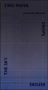 Copertina libro <b>Two paper drops before the sky</b>