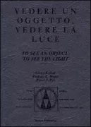 Copertina libro <b>Vedere un oggetto, vedere la luce</b>