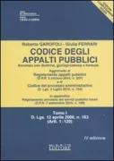 Copertina libro <b>Codice degli appalti pubblici</b>