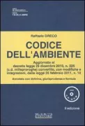 Copertina libro <b>Codice dell'ambiente</b>