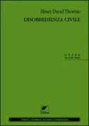 Copertina libro <b>Disobbedienza civile</b>