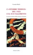 Copertina libro <b>L'ottobre tedesco del 1923 e il suo fallimento</b>