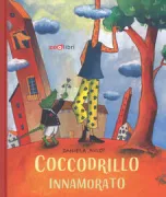 Copertina libro <b>Coccodrillo innamorato<br></b>(titolo originale o altro titolo: <i>Ein Kleines Krokodil mit ziemlich viel Gefuhl</i>)
