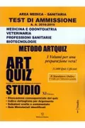 Copertina libro Artquiz studio. Test di ammissione medicina odontoiatria veterinaria professioni sanitarie biotecnoloolge Area MedicaSanitaria. Ediz. Illustrata