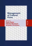 Copertina libro <b>Management of cultural firms</b>