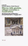 Copertina libro <b>Riforme della giustizia, sviluppo economico e ricostruzione</b>