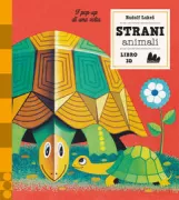 Copertina libro <b>Strani animali<br></b>(titolo originale o altro titolo: <i>Turtle & friends</i>)