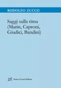Copertina libro <b>Saggi sulla rima (Marin, Caproni, Giudici, Bandini)</b>