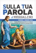 Copertina libro Sulla tua parola. Messalino. Santa messa quotidiana e letture commentate per vivere la parola di Dio. Maggio-Giugno 2025