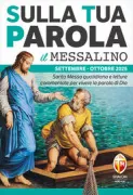 Copertina libro Sulla tua parola. Messalino. Santa messa quotidiana e letture commentate per vivere la parola di Dio. Settembre-Ottobre 2025