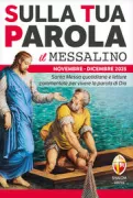 Copertina libro Sulla tua parola. Messalino. Santa messa quotidiana e letture commentate per vivere la parola di Dio. Novembre-Dicembre 2025