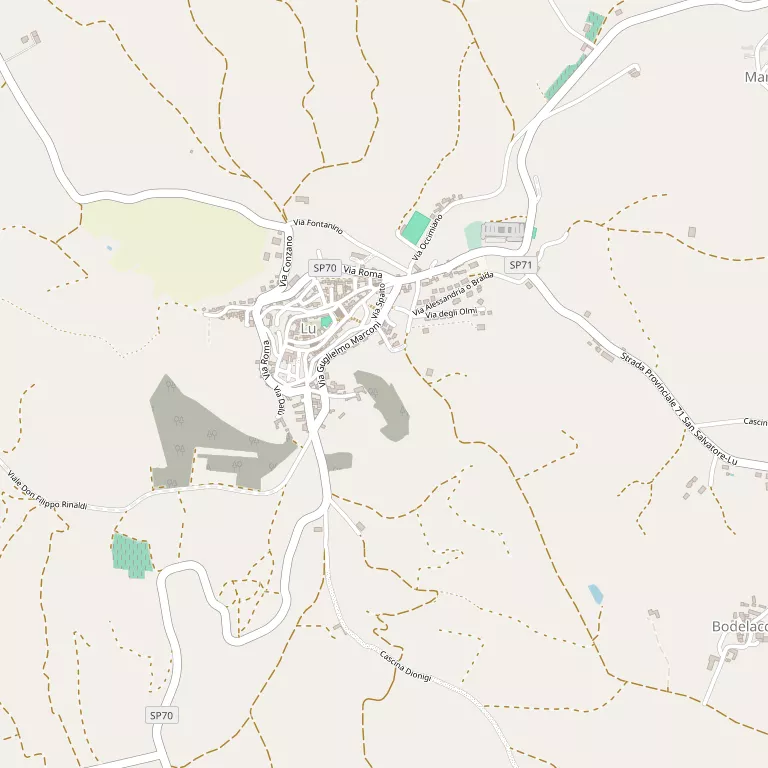 Mappa LU E CUCCARO MONFERRATO