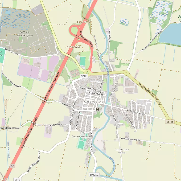 Mappa CASEI GEROLA