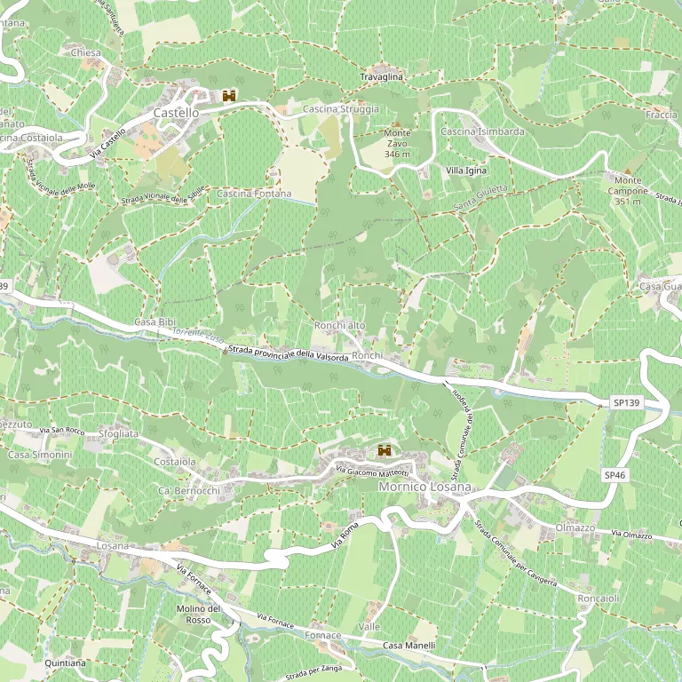 Mappa MORNICO LOSANA