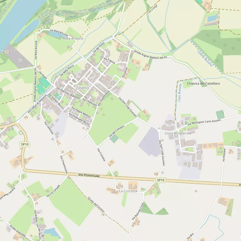 Mappa POLESINE ZIBELLO