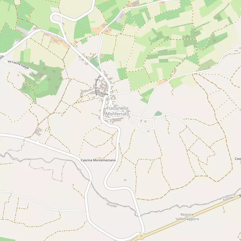 Mappa FRASSINELLO MONFERRATO